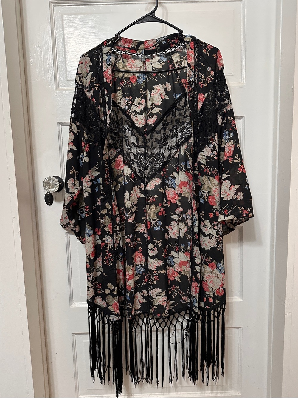 Floral Miss Me Kimono Shawl
